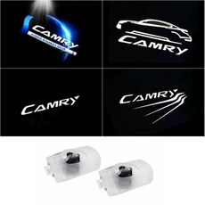 LED 자동차 문짝 조명 자동차 프로젝터 램프 액세서리 캠리 40 50 55 70 V40 V50 XV55 XV70 2023 2017 2016 2015 2018 2 개, 4.04
