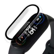 -Xiaomi Mi Band 6 5 4 3 Smart Watch Protective Cover Full Screen Case에 적합합니다., 분명한