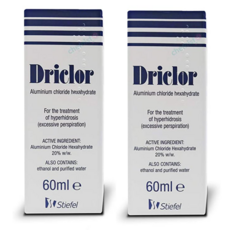 Driclor 드리클로 땀냄새 억제 롤온 데오드란트 60ml, 2개