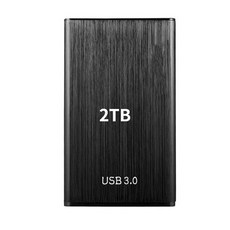 고속 휴대용 외장 하드 디스크 대용량 저장 USB3.0 인터페이스 500GB 2TB 4TB 8TB 16TB 메모리 금속 소재, 17 2TB Black