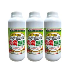 농사친구 쑥쑥튼튼 친환경 토양 미생물 비료 개량제, 3L, 3000ml, 1개