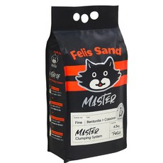 닥터펠리스 펠리스샌드 마스터 벤토나이트 + 카사바 대용량 고양이 모래, 4.3kg, 1개, 무향