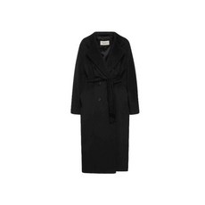 MAX MARA 막스마라 23FW MADAME 캐시미어 벨트 코트 블랙 2310180139 003