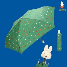 미피 와친구들 캐릭터 손잡이 3단 우산 자외선차단 80% 기능 양산 MIL-2203