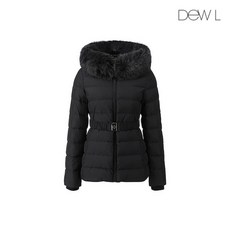 듀엘 [듀엘] 폭스퍼 후드 구스다운 BK_L234PSG044