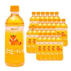 티트리트 귤먹은 여우티 페트, 24개, 500ml