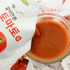 무첨가 무설탕 100% 갈아만든 대추방울토마토즙 토마토원액 100ml 50포, 갈아만든 토마토즙 100ml x 50포, 50개