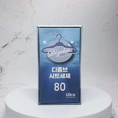 디졸브 시트세제 ultra 린넨향 80매, 1개