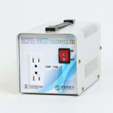 1 2 3 5kva 다운변압기/승압변압기/한일트랜스/도란스/국내용, 2k 220-100(일본제품 한국사용), 1개