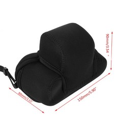 A7/A7R/A7S/A7II/A7II/A7RIII/A7III/A9/FE55mm F1.8 용 케이스 보호 파우치 용 휴대용 카메라 백 방수 휴대, 어두운 회색, 1개