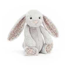 Jelly Cat 봉제 인형 토끼 Bashful Blossom Bunny M Color : 실버, 한개옵션0, 1개