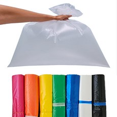 [비닐어게인] 50리터 재활용 쓰레기봉투 분리수거 비닐봉투 50L, 50장, 적색
