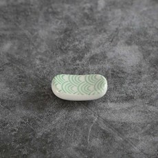 일본그릇 휴대용 일본식 젓가락 거치대 가정용 식기 브래킷 타원형 언더글레이즈 컬러 포크, 4, 1개