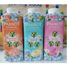 쿨링 파우더 / Parrot Botanicals Perfume Cooling Powder 260g x (1셋트-2통)/ 3가지 향, Fresh Floral(오렌지), 2개