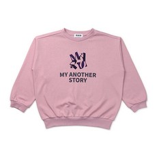 [리틀그라운드]마스(PU)MY-레터링스웨트셔츠 74A1G-334-04 24FW