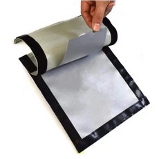 캠핑 텐트 화목난로 연통 구멍 굴뚝 홀잭 DIY 방염 방열 방수커버 매트 패드, 블랙 방수막 + 구멍, 1개