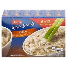 립톤 수프 앤 딥 믹스 어니언 Lipton Recipe Secrets Onion Soup & Dip Mix, 1박스, 340g