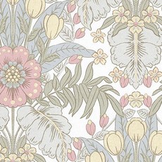 빈티지플라워벽지