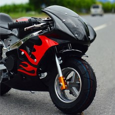 미니바이크 성인용 가솔린 레져용 오토바이 49-50cc, 바이크(흰색)