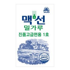 HACCP 맥선 밀진품고급면용분 1호 대용량 벌크, 1개, 20kg