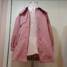 페리미츠핑크체크코트