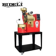 커피 볶는 복는 원두 로스터 로스팅 가정용 업소용 기계 BD-01ET 전열 1KG 베이커, 01 레드+골드