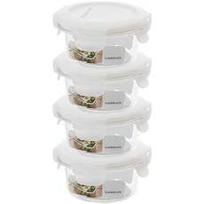 락앤락 테이블탑 원형 밀폐용기, 4개, 150ml 4개입, 단품