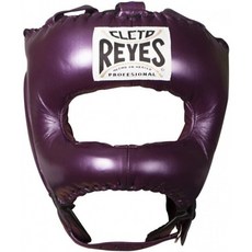 CLETO REYES 뾰족한 나일론 페이스 바가있는 전통적인 헤드 기어 (보라색), 단일옵션