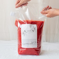 마법의딸기 수제 딸기청 카페용 대용량 딸기라떼 과일청, 2.5kg