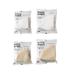 피카타임 콘 필터 100매, 1컵 화이트(1~2인용), 1개