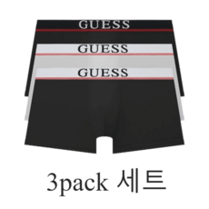 레드포인트 믹스 밴딩 드로즈 3PACK 게스 남자팬티 세트