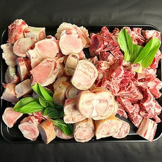 원가 대 방출!! 한우 우족 1.5kg + 사골 1.5kg + 모둠뼈 1kg 찜 탕 수육 곰탕 보양식 4kg 세트