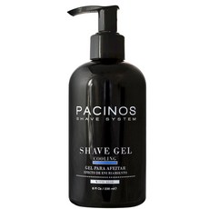 Pacinos 면도 젤 - 알로에 베라가 함유된 쿨링 모이스처라이징 남성용 236.6ml(8액량 온스), 8 Fl Oz (Pack of 1), 1개, 236ml