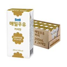 (백화점상품) 매일우유 매일 멸균 커피우유 200ml 24팩 1381797