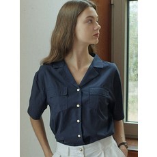 논로컬French Pocket Shirt - Navy N23SMSH002N 259836
