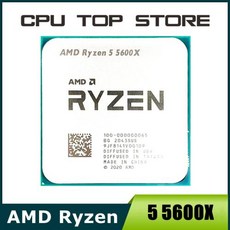 AMD Ryzen 5 5600X R5 5600X 3.7GHz 6 코어 12 스레드 CPU 프로세서 7NM 65W L3 = 32M 소켓 AM4 - 5600x