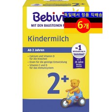 Bebivita 베비타 24개월 이상 유아용 뼈 면역 체계 건강 비타민 C D 칼슘 철분 강화 분유 500g 6개