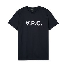 아페쎄 남성 VPC 로고 네이비 반팔티