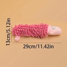 반려견 봉제 장난감 동물 모양 작은 강아지용 씹는 청소 강아지 액세서리, [01] 1PC, [03] Pig, 1개