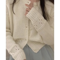 [당일] 여성 PYT 프리티영띵 메이플 가디건 울 알파카 따뜻한