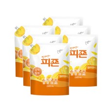 碧珍 高級衣物香氛柔軟精補充包 Yellow Mimosa, 2.3L, 6包