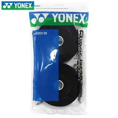  요넥스 AC102EX-30 블랙 (롤그립/30회분) 배드민턴그립 라켓그립 요넥스그립 