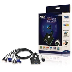 3.예상수령일 2-6일 이내 ATEN KVM 스위치 2 포트 USB 케이블 일체형 CS22U B07G9LYBTN 일본아마존추천, One Color_One Size, 상세 설명 참조0, 상세 설명 참조0