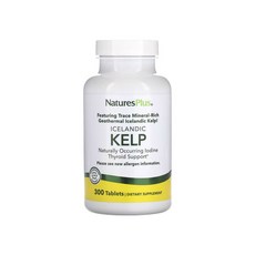 네이처스플러스 아이슬랜딕 켈프 NaturesPlus Icelandic Kelp 300정, 1개, 300개