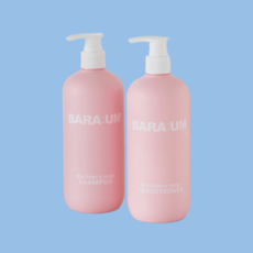 향기 좋은 바라움 블랙베리솝 샴푸 컨디셔너 세트 모든 두피용 저성 민감성 490ml, 1개