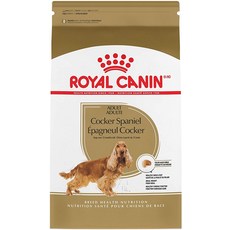 Royal Canin Breed Health Nutrition 코커 스패니얼 성인용 건사료 25파운드(1팩), 1개
