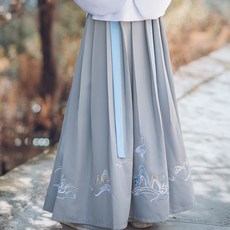 꿈이다 네온상 에스닉 여성 헤리티지 데일리 저고리 스커트 산해경 곤륜옥 꽃자수 비파 소매 인도함 겨울 가을 타입