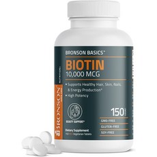 비오틴 10000mcg 초고함량 360정 360일분 미국산 초대용량 Biotin, 1개
