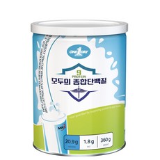 모두의 종합 단백질 쉐이크 10종 동물성 식물성 복합 프로틴 360g, 1개