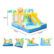 닥터돌핀 어린이 풍선 성 실내 대형 트램펄린 야외 대형 슬라이드 장난 꾸러기 에어바운스